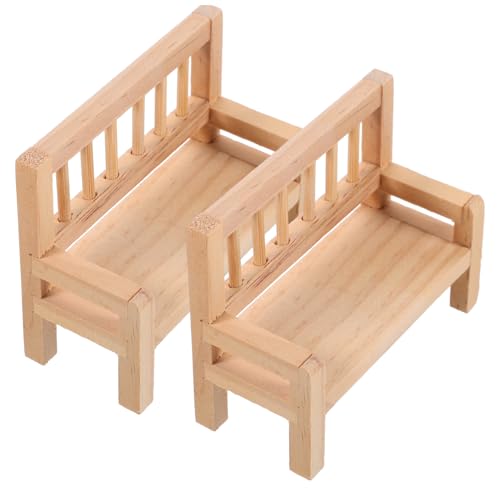 Supvox 2 Stück Miniatur Holzbank Teiliges Puppenhaus Möbel für Kreative Deko für Mini Schlafzimmer und Esszimmer Detailreiche und Sichere Konstruktion Perfektes Zubehör für Puppenhaus Supvox 2 Stück Miniatur Holzbank Teiliges Puppenhaus Möbel für Kreative Deko für Mini Schlafzimmer und Esszimmer Detailreiche und Sichere Konstruktion Perfektes Zubehör für Puppenhaus von Supvox