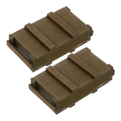 Supvox 2 Stück Miniatur Maßstab Szenen Aufbewahrungskoffer Realistische Dekoration für Sandtisch Vielseitige Spielszene Boxen für Puppenhaus Zubehör Supvox 2 Stück Miniatur Maßstab Szenen Aufbewahrungskoffer Realistische Dekoration für Sandtisch Vielseitige Spielszene Boxen für Puppenhaus Zubehör von Supvox