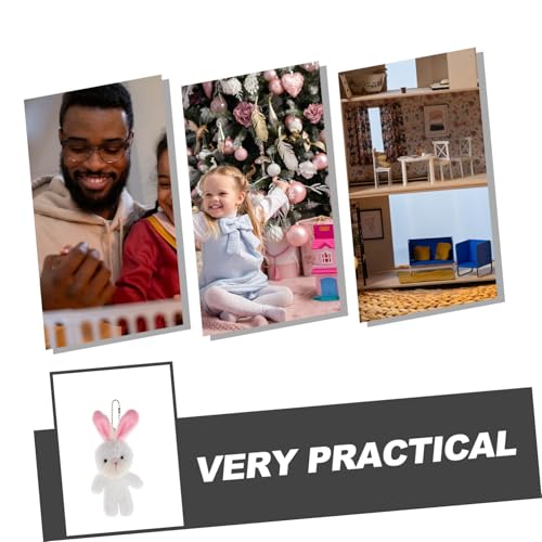 Supvox 2 Stück Miniatur Plüschhase Weiß Weiches Kuscheltier Puppenhaus Deko Realistisches Kaninchen Für Rollenspiel Sammler Supvox 2 Stück Miniatur Plüschhase Weiß Weiches Kuscheltier Puppenhaus Deko Realistisches Kaninchen Für Rollenspiel Sammler von Supvox