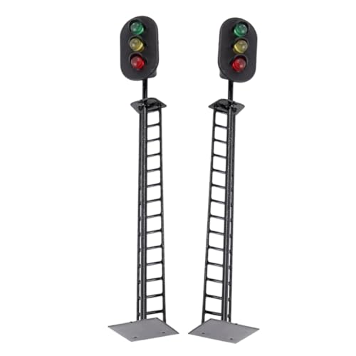 Supvox Zugsignalleuchte 2er Set Mini Signalleuchte Für Tischlayout Szene Requisiten Supvox Zugsignalleuchte 2er Set Mini Signalleuchte Für Tischlayout Szene Requisiten von Supvox