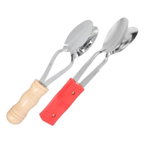 Supvox 2 Stück Musiklöffel Musikinstrumente Finger Bunte Instrumente Schaufeln Schlagspielzeug Performance Instrument Musiklöffel Metall Supvox 2 Stück Musiklöffel Musikinstrumente Finger Bunte Instrumente Schaufeln Schlagspielzeug Performance Instrument Musiklöffel Metall von Supvox