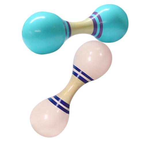 Supvox Baby-musikspielzeug 2 Stück Holz-Maracas Für Jungen Und Mädchen Krachmacher Für Die Musikausbildung von Supvox