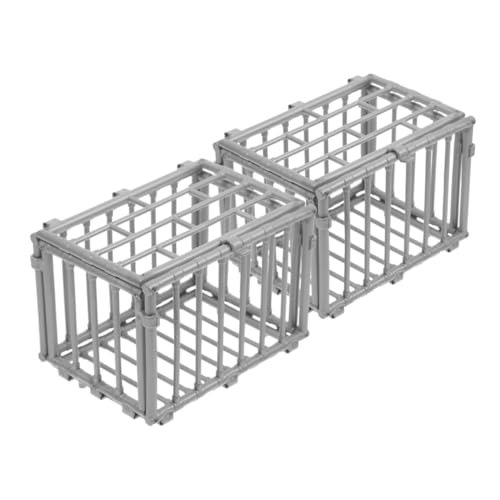 Supvox 2 Stück Pet Barmodell Mini Puppenhauskäfigmodell Kaninchen Käfige Klein Mäusekäfig Spielzeugkäfigmodell Käfigverzierung Actionfiguren-ausstellungsmodell Abs Grey Supvox 2 Stück Pet Barmodell Mini Puppenhauskäfigmodell Kaninchen Käfige Klein Mäusekäfig Spielzeugkäfigmodell Käfigverzierung Actionfiguren-ausstellungsmodell Abs Grey von Supvox