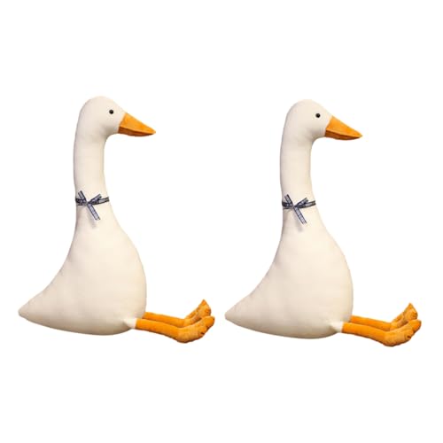 Supvox 2 Stück Plüsch Gans Kuscheltier für Weiche Stofftiere für Auto Bett Sofa Kreative Deko und Geschenkidee für Freunde Familie von Supvox