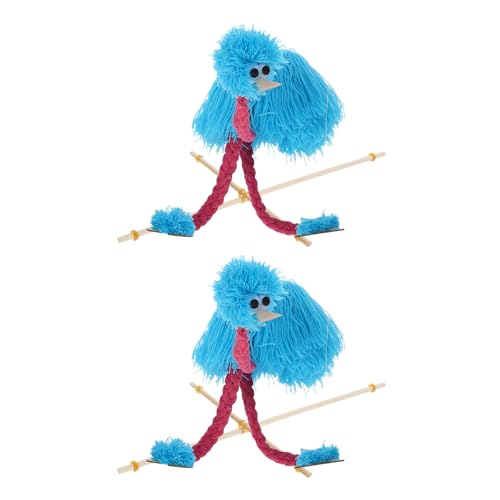 Supvox 2 Stück Plüsch-Straußen-Schnurpuppen: Handgehaltene Tiermarionette für Kinder für Puppenspiel-Requisiten und interaktives Geschichtenerzählen Supvox 2 Stück Plüsch-Straußen-Schnurpuppen: Handgehaltene Tiermarionette für Kinder für Puppenspiel-Requisiten und interaktives Geschichtenerzählen von Supvox
