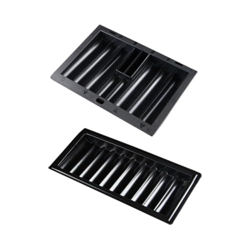 Supvox 2 Stück Poker Chip Tray aus Kunststoff für Stapelbare Aufbewahrungslösung mit Großem Fassungsvermögen Rutschfestem Design und Glatter Oberfläche für Pokerabende und Spielzimmer Supvox 2 Stück Poker Chip Tray aus Kunststoff für Stapelbare Aufbewahrungslösung mit Großem Fassungsvermögen Rutschfestem Design und Glatter Oberfläche für Pokerabende und Spielzimmer von Supvox