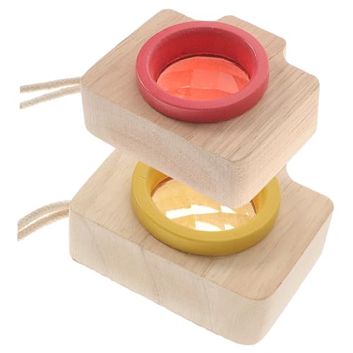 Supvox 2 Stück Prism -Kamera - Kaleidoskop Dekorationsspiele Party Playthings Kinderspielzeug Dekorative Spielsachen Lustige Spielsachen Lustiges Holz von Supvox