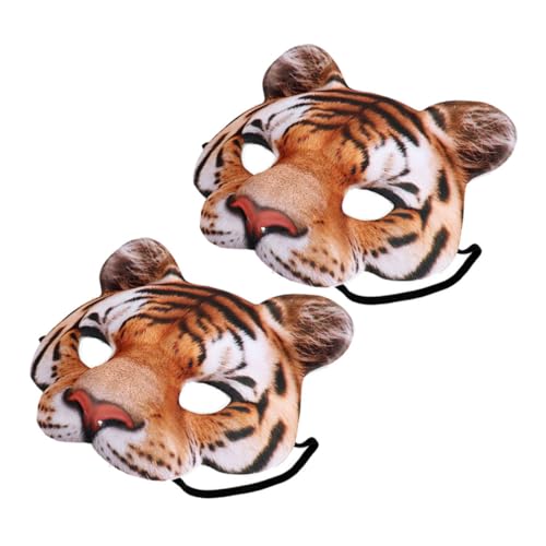 Supvox 2 Stück Realistische Tigermaske aus Eva Tiermaske für Halloween Karneval und Cosplay Bequeme Vielseitige Gesichtsmaske für Theater Mottoparty und Kostümveranstaltungen Supvox 2 Stück Realistische Tigermaske aus Eva Tiermaske für Halloween Karneval und Cosplay Bequeme Vielseitige Gesichtsmaske für Theater Mottoparty und Kostümveranstaltungen von Supvox