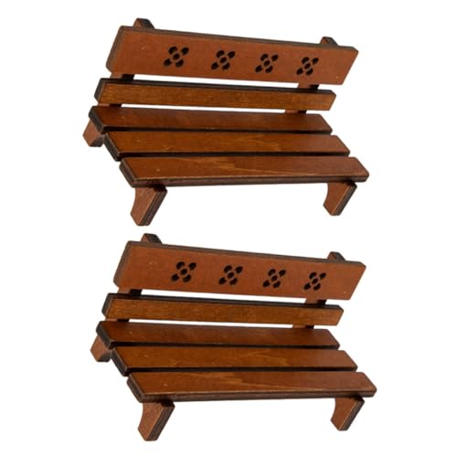 Supvox 2 Stück Retro Park Bank Ornamente Rustikal Mini Möbel Klein Puppe Wunderlich Mini Bewohnbar Minis Mikro Miniatur Winzig Deko Mini-hausschmuck Mini-hausbedarf Holz Hellbraun Supvox 2 Stück Retro Park Bank Ornamente Rustikal Mini Möbel Klein Puppe Wunderlich Mini Bewohnbar Minis Mikro Miniatur Winzig Deko Mini-hausschmuck Mini-hausbedarf Holz Hellbraun von Supvox