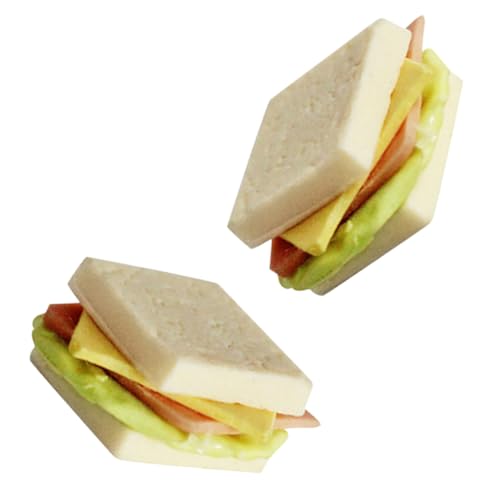 Supvox 2 Stück Sandwich-Modell Sandwich- Requisite Zum Modellieren Von Lebensmitteln Puppenhaus Für Sandwiches Ornamente Mini-Essen Mini-hausbrötchen Harz Supvox 2 Stück Sandwich-Modell Sandwich- Requisite Zum Modellieren Von Lebensmitteln Puppenhaus Für Sandwiches Ornamente Mini-Essen Mini-hausbrötchen Harz von Supvox