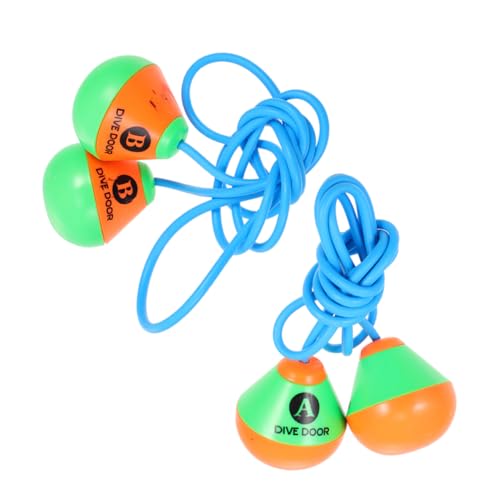 Supvox 2 Stück Schwimmtraining Tauchringe Blau Teiliges Wasserspielzeug mit Glatten Kanten Sicher und Robust für Kleinkinder und Leicht und Tragbar für Pool und Strandspaß von Supvox