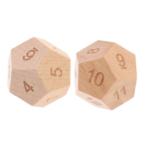Supvox 2 Stück Seitiges Holzwürfel Set Polyedrische Würfel Mathezähler für Sicheres Holzspielzeug für Frühe Bildung Vielseitig für Lernspiele und Eltern Junge Mädchen interaktion Supvox 2 Stück Seitiges Holzwürfel Set Polyedrische Würfel Mathezähler für Sicheres Holzspielzeug für Frühe Bildung Vielseitig für Lernspiele und Eltern Junge Mädchen interaktion von Supvox