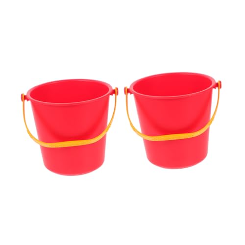 Supvox 2 Stück Sie Sandspielzeug für Strandsandeimer klein tragbare Strandeimer sandspielzeug strandspielzeug tragbarer Sandeimer Mehrzweckeimer Plastik rot Supvox 2 Stück Sie Sandspielzeug für Strandsandeimer klein tragbare Strandeimer sandspielzeug strandspielzeug tragbarer Sandeimer Mehrzweckeimer Plastik rot von Supvox