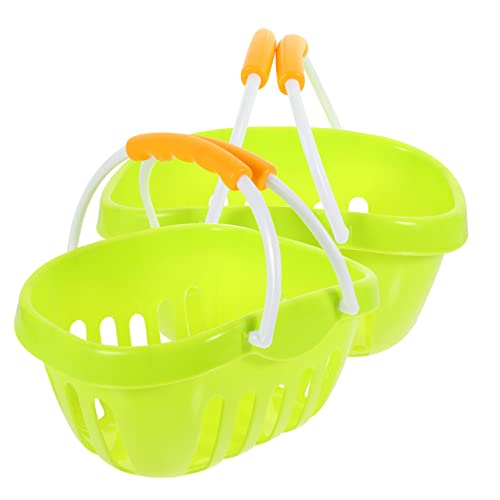 Supvox 2 Stück Simulation Korb Kinderspielzeug Einkaufskorb Spielzeugbehälter Lagerung Organizer Zur Aufbewahrung Von Vorgeben Weidenkorb Yellow Abs Supvox 2 Stück Simulation Korb Kinderspielzeug Einkaufskorb Spielzeugbehälter Lagerung Organizer Zur Aufbewahrung Von Vorgeben Weidenkorb Yellow Abs von Supvox