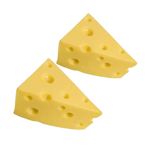 Supvox 2 Stück Simulationskäsemodell Material gefälschter Lebensmittelkäse Simulationskäsefutter Falsches Käse für kleine Käsemodelle Käse-Modell-Ornament lebendiges Käsemodell Harz Supvox 2 Stück Simulationskäsemodell Material gefälschter Lebensmittelkäse Simulationskäsefutter Falsches Käse für kleine Käsemodelle Käse-Modell-Ornament lebendiges Käsemodell Harz von Supvox