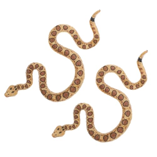 Supvox 2 Stück Simulationsschlangenmodell Simulationsschlangenspielzeug realistische Tierfiguren realistische gefälschte Schlangen kleine Schlangenfiguren Plastik Hellbraun Supvox 2 Stück Simulationsschlangenmodell Simulationsschlangenspielzeug realistische Tierfiguren realistische gefälschte Schlangen kleine Schlangenfiguren Plastik Hellbraun von Supvox