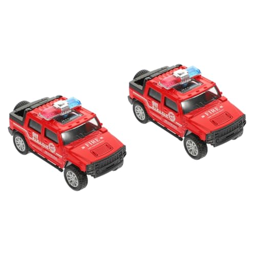 Supvox 2 Stück Simulierter Feuerwehrwagen Modell Rückziehauto Beweglich Realistisch Farbenfroh Pädagogisch Geeignet für Ab Jahren Jungen Mädchen Supvox 2 Stück Simulierter Feuerwehrwagen Modell Rückziehauto Beweglich Realistisch Farbenfroh Pädagogisch Geeignet für Ab Jahren Jungen Mädchen von Supvox