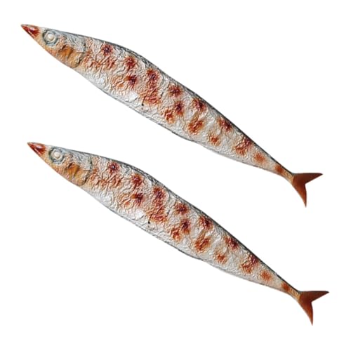 Supvox 2 Stück Simulierter Gegrillter Fisch Künstlich Ernährungsmodelle Für Den Unterricht Kunststoff-spielnahrung Für Die Kinderküche Probieren PVC Supvox 2 Stück Simulierter Gegrillter Fisch Künstlich Ernährungsmodelle Für Den Unterricht Kunststoff-spielnahrung Für Die Kinderküche Probieren PVC von Supvox