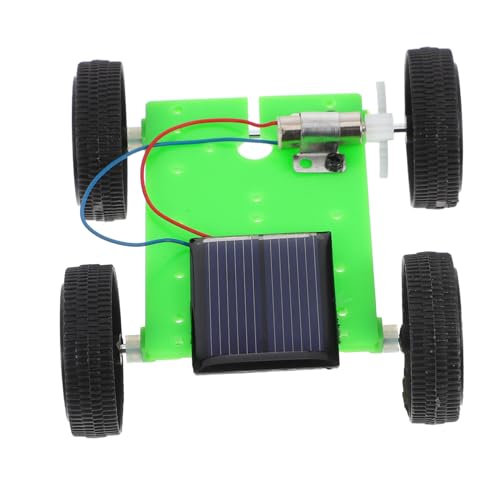 Supvox 2 Stück Solarauto Wissenschaftsprojekt-kit Solarspielzeug Für Zu Hause Wissenschaftliche Experimente Wissenschaftsspielzeug Solarmodellauto Solarbetriebenes Fahrzeug Grün Plastik von Supvox