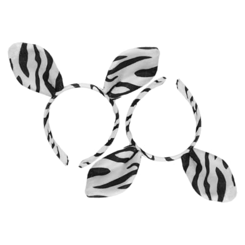Supvox 2 Stück Stirnband Mit Zebraohren Ohr Stirnband Halloween Accessoire Halloween-tier-stirnbänder Tierstirnband Kinderparty Haarband Party-frisuren Kostüm Kopfbedeckung Plüsch Weiß Supvox 2 Stück Stirnband Mit Zebraohren Ohr Stirnband Halloween Accessoire Halloween-tier-stirnbänder Tierstirnband Kinderparty Haarband Party-frisuren Kostüm Kopfbedeckung Plüsch Weiß von Supvox