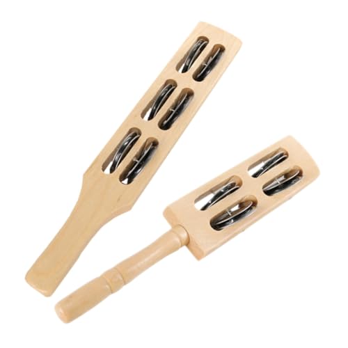 Supvox 2 Stück Stöcke Mit Glocken Kleinkinderinstrumente Musikinstrument Jingle-Sticks-Instrument Handglockenschlagwerk Musikspielzeug Für Babys Schlaginstrument Holz Supvox 2 Stück Stöcke Mit Glocken Kleinkinderinstrumente Musikinstrument Jingle-Sticks-Instrument Handglockenschlagwerk Musikspielzeug Für Babys Schlaginstrument Holz von Supvox