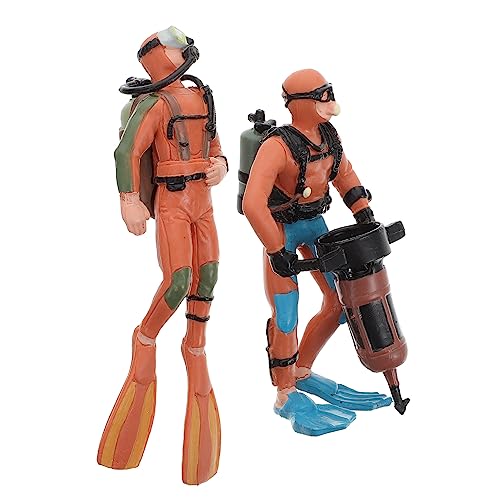 Supvox 2 Stück Tauchermodell Spielzeugfiguren Simulierte Taucherfigur Taucher Figur Simulation Taucherfigur Unterwasser-miniaturdekoration PVC Orange Supvox 2 Stück Tauchermodell Spielzeugfiguren Simulierte Taucherfigur Taucher Figur Simulation Taucherfigur Unterwasser-miniaturdekoration PVC Orange von Supvox