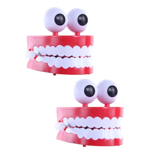 Supvox 2 Stück Teiliges Aufziehbares Chatter mit Großen Augen Stressreduzierendes Kinderspielzeug Automatische Decompression Lustiges für Geburtstagsfeiern und Sensorische Supvox 2 Stück Teiliges Aufziehbares Chatter mit Großen Augen Stressreduzierendes Kinderspielzeug Automatische Decompression Lustiges für Geburtstagsfeiern und Sensorische von Supvox