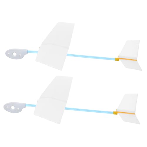 Supvox 2stücke Flugzeug-modellbausatz Für Junge Mädchen Segelflugzeuge Zum Bemalen Bastelsets Für Jungen DIY Modellflugzeugbausatz Luftfahrtwissenschaftliches Spielzeug Für von Supvox