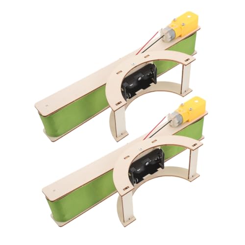 Supvox 2 Stück Teiliges DIY Kit für Elektrische Förderbänder Interaktives Lernspielzeug zur Praktischer Fähigkeiten und Technologischen Verständnisses für Schulprojekte und Experimente Supvox 2 Stück Teiliges DIY Kit für Elektrische Förderbänder Interaktives Lernspielzeug zur Praktischer Fähigkeiten und Technologischen Verständnisses für Schulprojekte und Experimente von Supvox