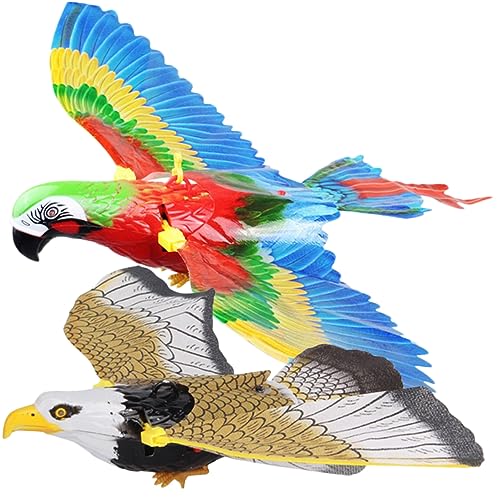 Supvox 2 Stück Teiliges Elektrisches Vogelspielzeug zum Aufhängen Beweglicher Adler und Papagei Fördert Motorische Fähigkeiten und Eltern Junge Mädchen Kommunikation für Kinderzimmer und Supvox 2 Stück Teiliges Elektrisches Vogelspielzeug zum Aufhängen Beweglicher Adler und Papagei Fördert Motorische Fähigkeiten und Eltern Junge Mädchen Kommunikation für Kinderzimmer und von Supvox