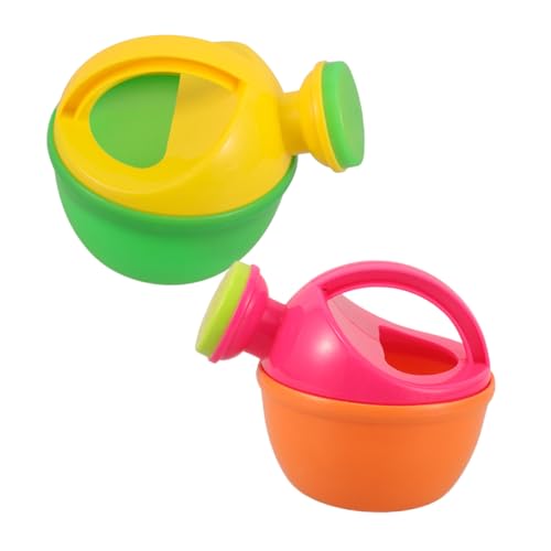 Supvox 2 Stück Teiliges Gießkanne für Kunststoff Wasserspielzeuge für Strand und Badewanne mit Verstellbarem Sprühstrahl und Ergonomischen für Sommerabenteuer von Supvox