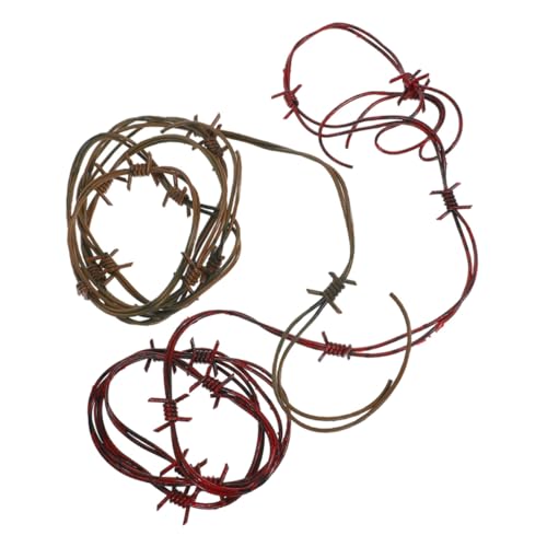 Supvox 2stücke Simulations-stacheldraht-Requisiten Aus Kunststoff Mit Widerhaken Rostiger Draht Für Halloween-Western-Party-Dekorationen Und Bastelarbeiten Supvox 2stücke Simulations-stacheldraht-Requisiten Aus Kunststoff Mit Widerhaken Rostiger Draht Für Halloween-Western-Party-Dekorationen Und Bastelarbeiten von Supvox