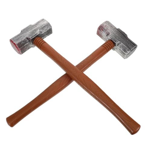 Supvox 2 Stück Teiliges Halloween Vorschlaghammer Realistische Plastik Spielzeughämmer mit Gruseliger Optik Sicher Leicht zu Reinigen für Kostüm und Rollenspiele Supvox 2 Stück Teiliges Halloween Vorschlaghammer Realistische Plastik Spielzeughämmer mit Gruseliger Optik Sicher Leicht zu Reinigen für Kostüm und Rollenspiele von Supvox