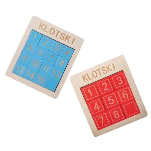 Supvox 2 Stück Teiliges Holz Schiebepuzzle mit Zahlen für Pädagogisches Lernspielzeug Zahlenverständnis Denkfähigkeit und Feinmotorik Leicht und Tragbar für Jungen und Mädchen Supvox 2 Stück Teiliges Holz Schiebepuzzle mit Zahlen für Pädagogisches Lernspielzeug Zahlenverständnis Denkfähigkeit und Feinmotorik Leicht und Tragbar für Jungen und Mädchen von Supvox
