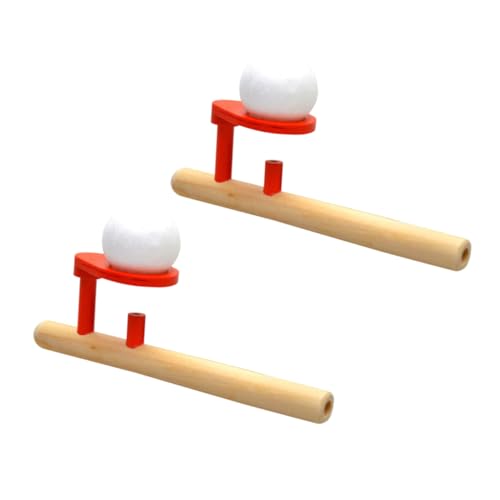 Supvox 2 Stück Teiliges Holzspielzeug Blasball Balance Lernspiel Motorikförderung für Ab Jahren Pädagogisches Ballblas Spiel zur Stressreduktion und Körperkontrolle Supvox 2 Stück Teiliges Holzspielzeug Blasball Balance Lernspiel Motorikförderung für Ab Jahren Pädagogisches Ballblas Spiel zur Stressreduktion und Körperkontrolle von Supvox