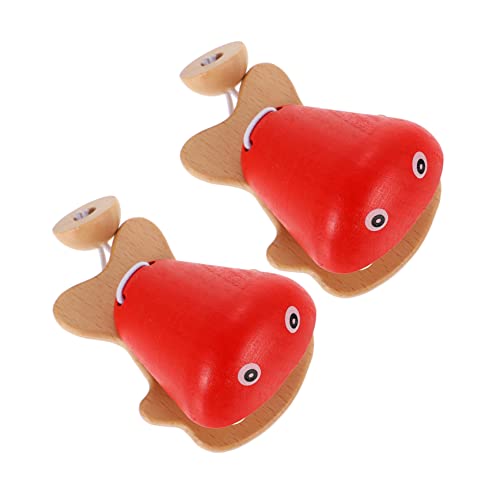 Supvox 2 Stück Teiliges Kastagnetten Verschleißfestes Musikinstrument mit Buntem Fischdesign Fördert und Auditive Wahrnehmung Geeignet für Junge Mädchen und Kleinkinder zum Spielerischen Supvox 2 Stück Teiliges Kastagnetten Verschleißfestes Musikinstrument mit Buntem Fischdesign Fördert und Auditive Wahrnehmung Geeignet für Junge Mädchen und Kleinkinder zum Spielerischen von Supvox