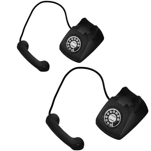 Supvox 2 Stück Teiliges Miniatur Retro Telefon aus Langlebiger Legierung Realistische Vintage-Dekoration für Puppenhaus Kreative Miniatur Requisite für Basteln Sammler und Kreative Supvox 2 Stück Teiliges Miniatur Retro Telefon aus Langlebiger Legierung Realistische Vintage-Dekoration für Puppenhaus Kreative Miniatur Requisite für Basteln Sammler und Kreative von Supvox