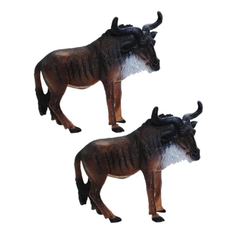 Supvox 2 Stück Tiermodell- lernspielzeug Rollenspiel Tierfiguren für Erziehungszwecke Tierfigur für Simulation von Tierfiguren Pferdefiguren für PVC von Supvox
