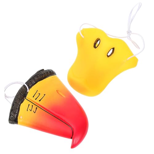 Supvox 2 Stück Tiernasen Prop für Halloween Enten und Papageinase Wiederverwendbar für Kostümpartys Karneval und Cosplay Lustiges Zubehör für Tierkostüme Supvox 2 Stück Tiernasen Prop für Halloween Enten und Papageinase Wiederverwendbar für Kostümpartys Karneval und Cosplay Lustiges Zubehör für Tierkostüme von Supvox