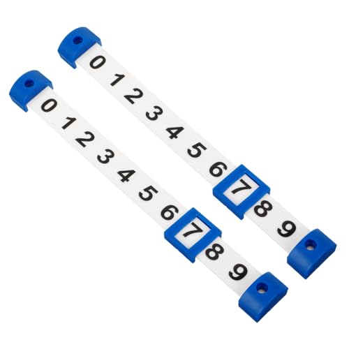 Supvox 2 Stück Tischfußball Zähler aus Robustem Kunststoff Langlebige Tischkicker Score Counter für Präzises Punktezählen bei Fußball und Tischfußballspielen Multifunktional und von Supvox