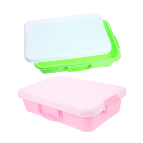 Supvox 2 Stück Tragbare Sandkiste mit Deckel Plastiksandbox für Griff Spielablage für Sandspielzeug und Bastelbedarf Aufbewahrungsbox für Drinnen und Draußen Supvox 2 Stück Tragbare Sandkiste mit Deckel Plastiksandbox für Griff Spielablage für Sandspielzeug und Bastelbedarf Aufbewahrungsbox für Drinnen und Draußen von Supvox