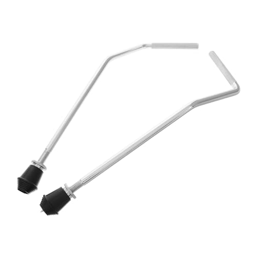 Supvox 2 Stück Trommelbein Zubehör Bassdrum Füße Trommelständer Füße Trommelständer Teile Trommelständer Arm Trommel Riser Boden Tom Beinhalter Bassdrum Bein Trommelständer von Supvox