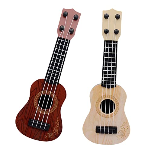Supvox 2 Stück Ukulele Ukulele-Gitarrenspielzeug für Kinderinstrument Musikalisches Lernspielzeug für Musikinstrumentenmodell -Ukulele Plastik Supvox 2 Stück Ukulele Ukulele-Gitarrenspielzeug für Kinderinstrument Musikalisches Lernspielzeug für Musikinstrumentenmodell -Ukulele Plastik von Supvox
