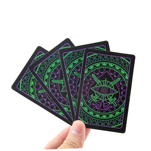 Supvox 2 Stück Weissagungspoker Karte Deck Brettspiel-Poker Zufällige Farbe Supvox 2 Stück Weissagungspoker Karte Deck Brettspiel-Poker Zufällige Farbe von Supvox