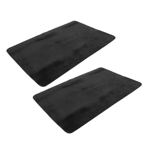 Supvox 2 Stück Zauberkartenmatte Gimmick-Requisiten Mahjong-Matte Für Den Tisch Spieltischmatte Karte Tischmatte Pokertischmatte Brettspiel Matte Brettspiel-tischmatte Black Gummi von Supvox