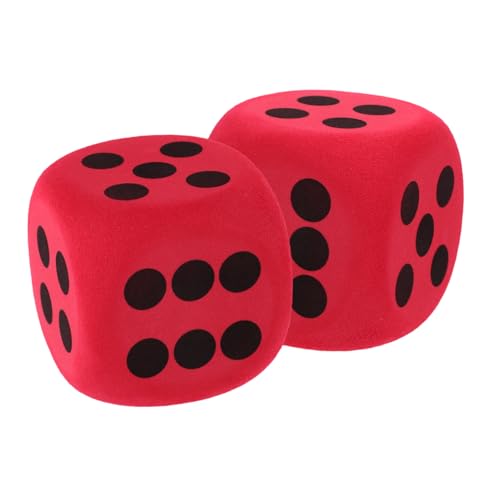 Supvox 2 Stück große spielwürfel Spiele für für Partys Schaumstoffspielzeug für interaktive Spiele riesige Riesige Schaumstoffwürfel Eva rot Supvox 2 Stück große spielwürfel Spiele für für Partys Schaumstoffspielzeug für interaktive Spiele riesige Riesige Schaumstoffwürfel Eva rot von Supvox