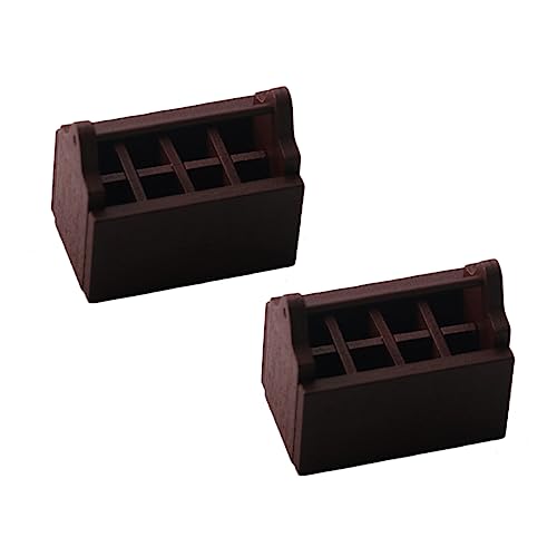Supvox 2 Stück kleine Werkzeugkiste Mini-Zubehör Artikel Bauernmöbel Mini -Toolbox Miniatures mini werkzeugkoffer Möbel-Miniatur-Accessoire Miniatur-Werkzeugkasten-Ornament Holz Coffee Supvox 2 Stück kleine Werkzeugkiste Mini-Zubehör Artikel Bauernmöbel Mini -Toolbox Miniatures mini werkzeugkoffer Möbel-Miniatur-Accessoire Miniatur-Werkzeugkasten-Ornament Holz Coffee von Supvox