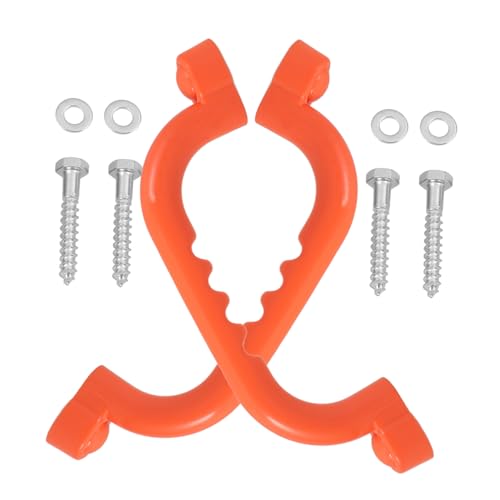 Supvox 2 Stück rutschfeste Handgriffe für Klettergerüste und Spielplatz Sicherheitsgriffe aus Kunststoff für und Außenspielgeräte Zubehör Orange Supvox 2 Stück rutschfeste Handgriffe für Klettergerüste und Spielplatz Sicherheitsgriffe aus Kunststoff für und Außenspielgeräte Zubehör Orange von Supvox