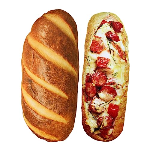 Supvox 2stücke Kreatives Brotkissen Simuliertes Lebensmittel Kissen Für Kinderzimmer Plüschspielzeug Dekokissen Für Wohnzimmer Hugging Pillow Supvox 2stücke Kreatives Brotkissen Simuliertes Lebensmittel Kissen Für Kinderzimmer Plüschspielzeug Dekokissen Für Wohnzimmer Hugging Pillow von Supvox