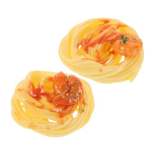 Supvox 2 Stücke Gefälschte Lebensmittel Spaghetti Pretend Lebensmittel Modelle Szene Layout Requisiten Kunststoff Supvox 2 Stücke Gefälschte Lebensmittel Spaghetti Pretend Lebensmittel Modelle Szene Layout Requisiten Kunststoff von Supvox